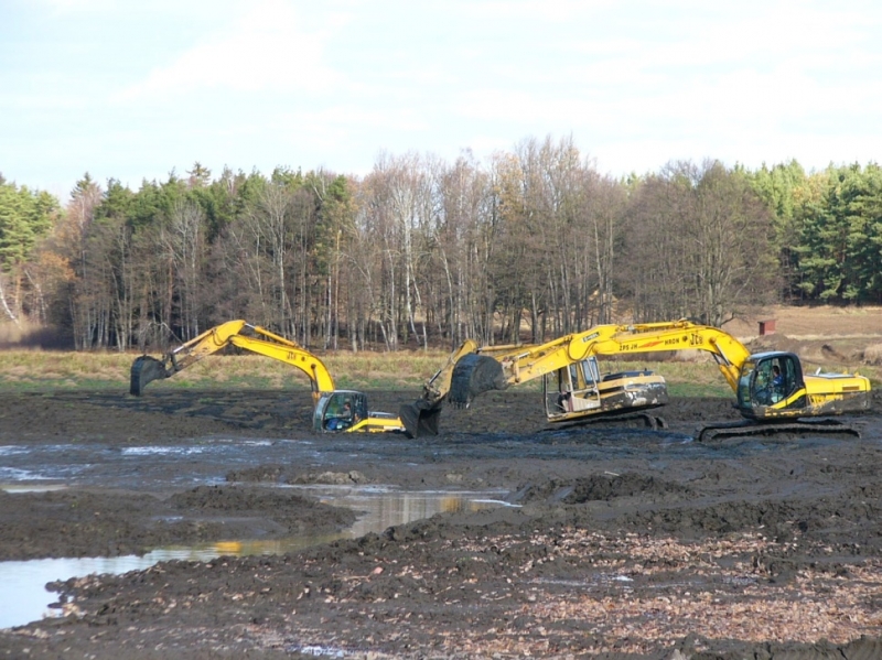 Popelov – těžba sedimentu 